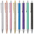 Luxury Metal Glitter Retractable Medium Ballpoint Pen